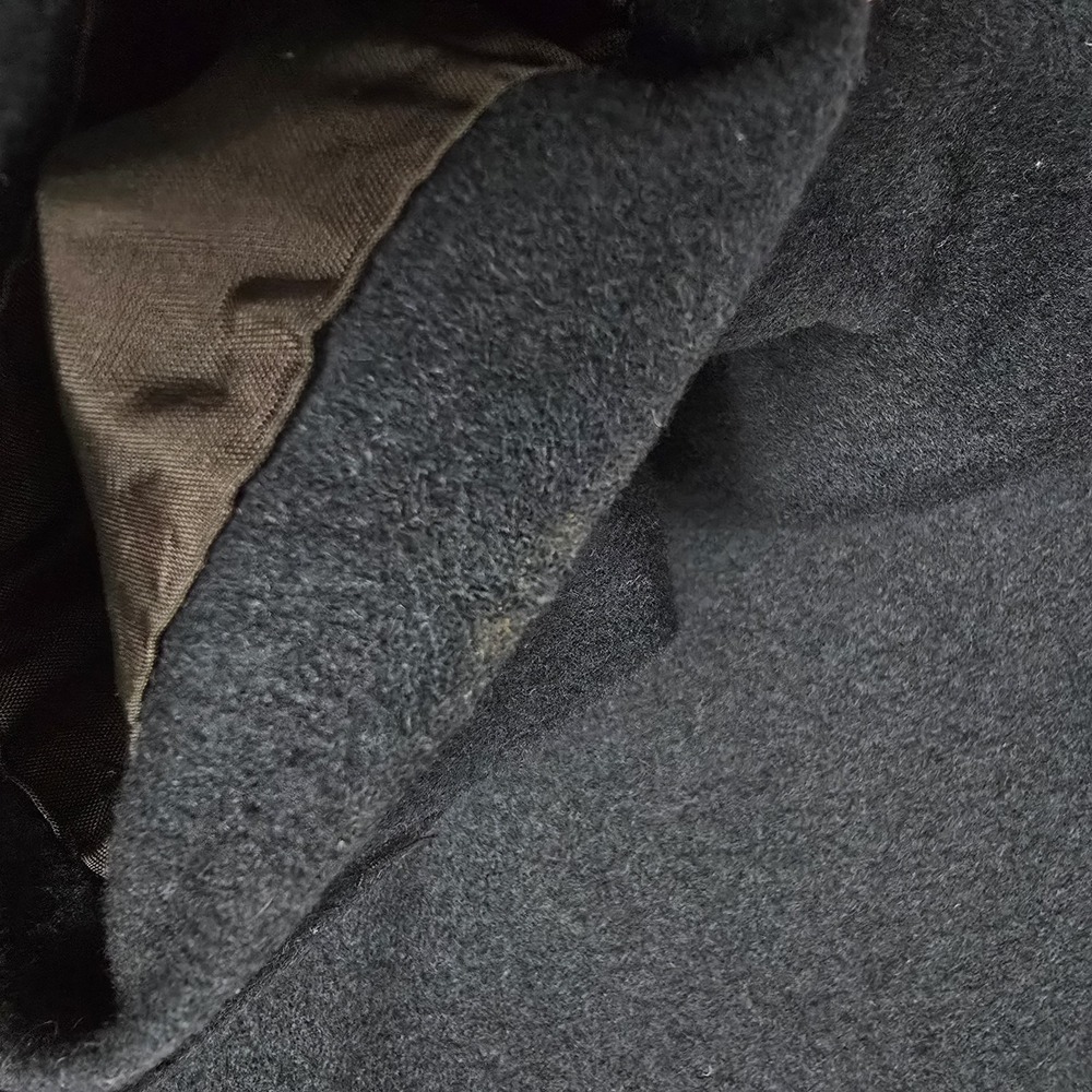 Burberrys England Blazer Jacket Size 10 Wool Cashmere Double Breasted Green Prep - Picture 16 of 16